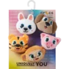 Jibbitz-Anstecker «Fuzzy Animal» 5er-Pack
