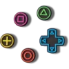 Jibbitz-Anstecker «Game Controller» 5er-Pack