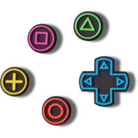 Jibbitz-Anstecker «Game Controller» 5er-Pack