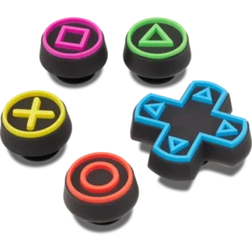 Jibbitz-Anstecker «Game Controller» 5er-Pack