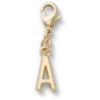 Jibbitz-Anstecker «Gold Letter a»