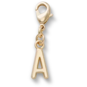 Jibbitz-Anstecker «Gold Letter a»