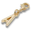 Jibbitz-Anstecker «Gold Letter a»