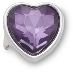 Jibbitz-Anstecker «Heart Gem Sandal C»