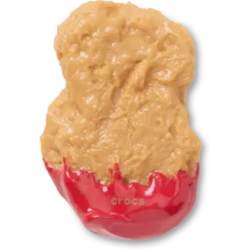 Jibbitz-Anstecker «Hühnchen-Nugget in Ketchup getaucht»