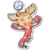 Jibbitz-Anstecker mit dem Maskottchen der FIFA-Weltmeisterschaft in Kanada Jibbitz-Anstecker mit dem Maskottchen der FIFA-Weltmeisterschaft in Kanada