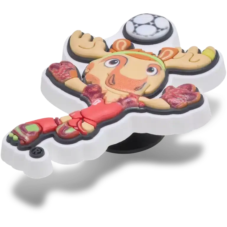 Jibbitz-Anstecker mit dem Maskottchen der FIFA-Weltmeisterschaft in Kanada Jibbitz-Anstecker mit dem Maskottchen der FIFA-Weltmeisterschaft in Kanada