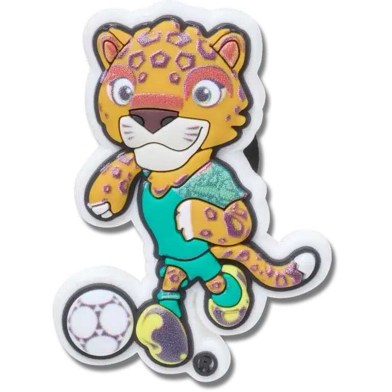 Jibbitz-Anstecker mit dem Maskottchen der FIFA-Weltmeisterschaft in Mexiko Jibbitz-Anstecker mit dem Maskottchen der FIFA-Weltmeisterschaft in Mexiko