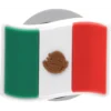 Jibbitz-Anstecker mit der mexikanischen Flagge Jibbitz-Anstecker mit der mexikanischen Flagge