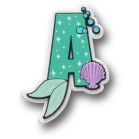 Jibbitz-Anstecker mit Disney-Figuren und Buchstaben
