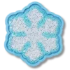 Jibbitz-Anstecker mit Pailletten-Schneeflocke Jibbitz-Anstecker mit Pailletten-Schneeflocke