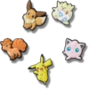 Jibbitz-Anstecker mit Pokémon-Figuren (5er-Pack)