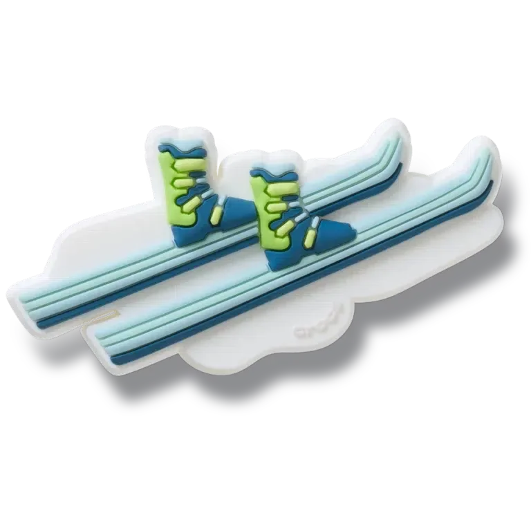 Jibbitz-Anstecker mit Ski- und Skistiefel-Motiven Jibbitz-Anstecker mit Ski- und Skistiefel-Motiven