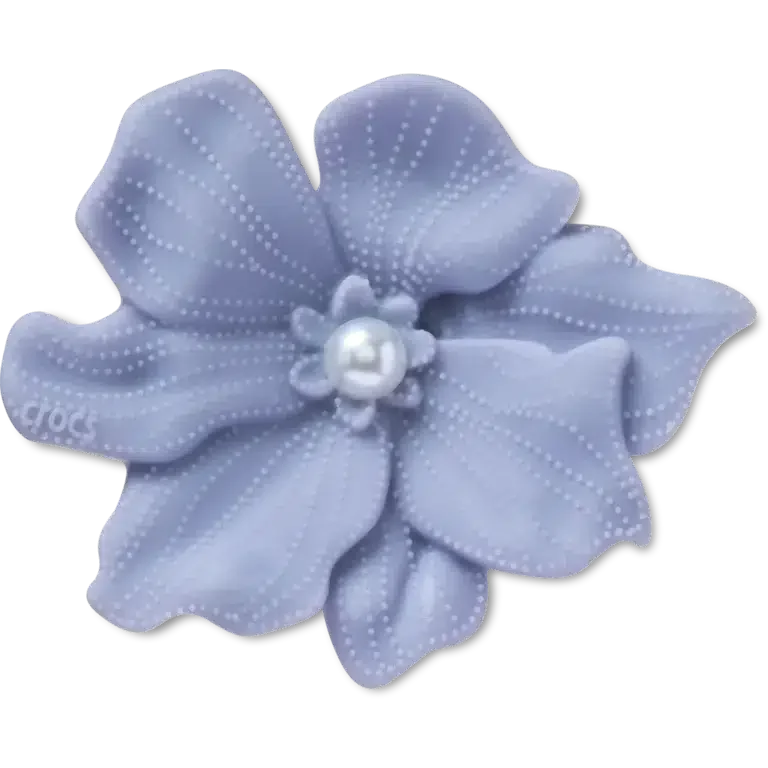 Jibbitz-Anstecker «Periwinkle-Blume mit Perle» Jibbitz-Anstecker «Periwinkle-Blume mit Perle»
