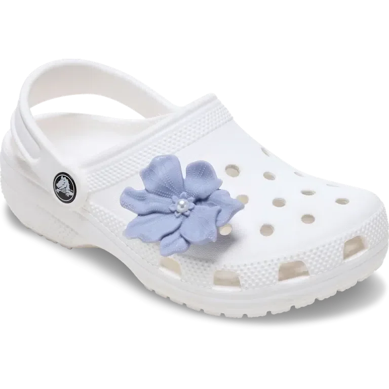 Jibbitz-Anstecker «Periwinkle-Blume mit Perle» Jibbitz-Anstecker «Periwinkle-Blume mit Perle»
