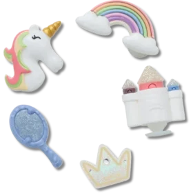 Jibbitz-Anstecker «Pretty Princess» im 5er-Pack