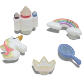 Jibbitz-Anstecker «Pretty Princess» im 5er-Pack