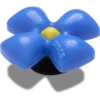 Jibbitz-Anstecker «Puffy Blue Flower» Jibbitz-Anstecker «Puffy Blue Flower»