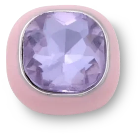 Jibbitz-Anstecker «Square Gem Sandal C»