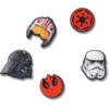 Jibbitz-Anstecker «Star Wars»-Symbole, 5er-Pack