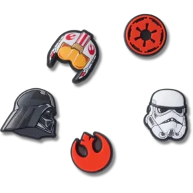 Jibbitz-Anstecker «Star Wars»-Symbole, 5er-Pack