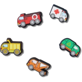Jibbitz-Anstecker «Tiny Work Trucks» 5er-Pack