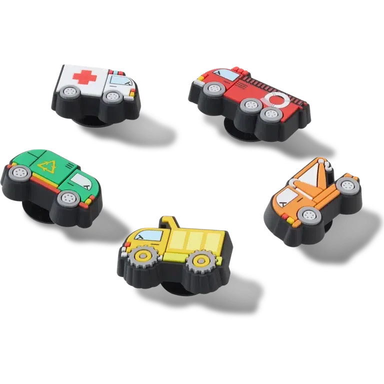Jibbitz-Anstecker «Tiny Work Trucks» 5er-Pack Jibbitz-Anstecker «Tiny Work Trucks» 5er-Pack