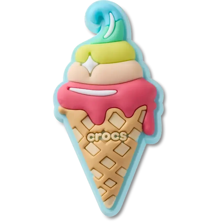 Jibbitz-Anstecker «Waffel-Glace-Waffel» Jibbitz-Anstecker «Waffel-Glace-Waffel»