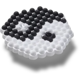 Jibbitz-Anstecker «Ying und Yang» mit Perlen