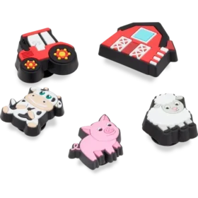 Jibbitz™-Schuhanhänger «Cutesey Farm Animal» 5er-Pack Jibbitz™-Schuhanhänger «Cutesey Farm Animal» 5er-Pack
