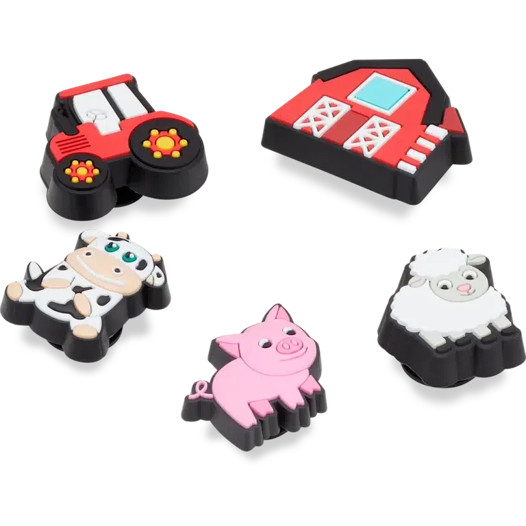 Jibbitz™-Schuhanhänger «Cutesey Farm Animal» 5er-Pack Jibbitz™-Schuhanhänger «Cutesey Farm Animal» 5er-Pack