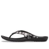 Kadee 2 bedruckte Zehentrenner «Floral Black»