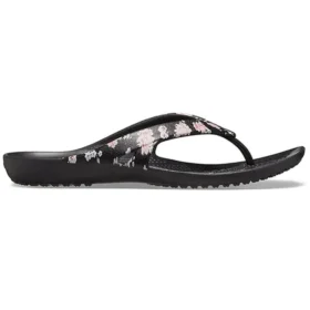 Kadee 2 bedruckte Zehentrenner «Floral Black»