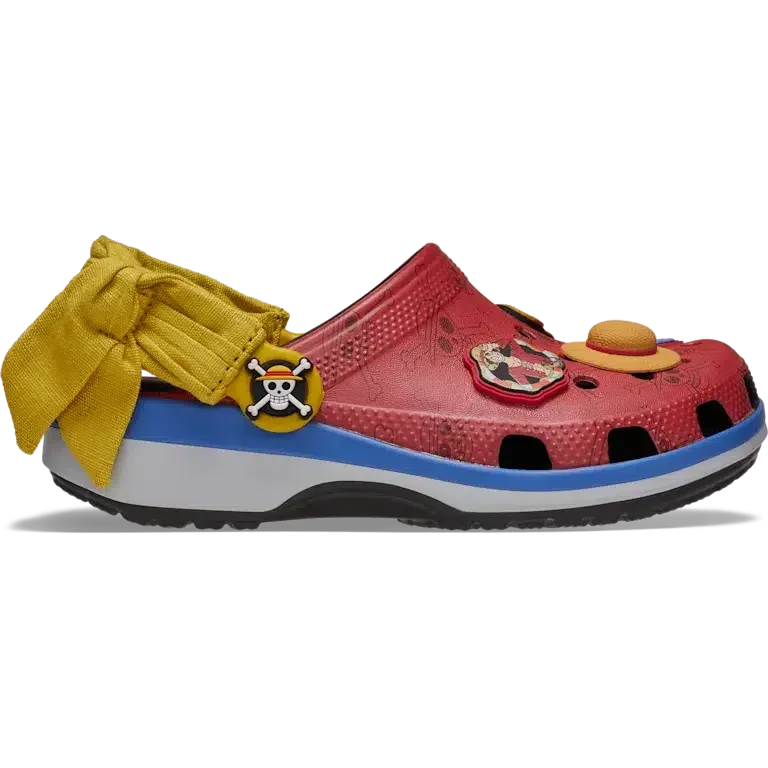 Kinder-Classic Clog «Luffy Classic» aus der One Piece-Kollektion Kinder-Classic Clog «Luffy Classic» aus der One Piece-Kollektion