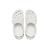 Klassische Americana-Paisley-Platform Clogs mit Plateau «Weiss»