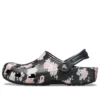 Klassische bedruckte Clogs «Black Pink»