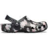 Klassische bedruckte Clogs «Black Pink»