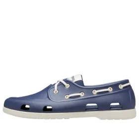 Klassische Bootsschuhe «Blue White»