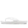 Klassische Crocs Classic Flip Zehentrenner, Unisex, weiss