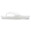 Klassische Crocs Classic Flip Zehentrenner, Unisex, weiss