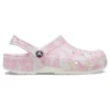 Klassische Duke-Print-Clogs «Pink Tweed»
