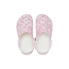 Klassische Duke-Print-Clogs «Pink Tweed»