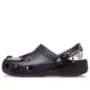 Klassische «Feel The Positivity»-Freizeit-Unisex-Sandalen in Schwarz
