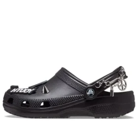 Klassische «Feel The Positivity»-Freizeit-Unisex-Sandalen in Schwarz