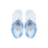 Klassische, gefütterte Neo-Puff-Stiefel «Tie-Dye Mineral Blue»