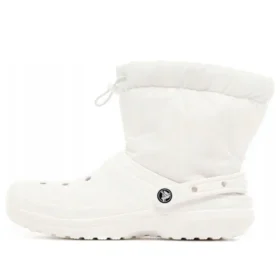 Klassische gefütterte Neo-Puff-Stiefel «Weiss»