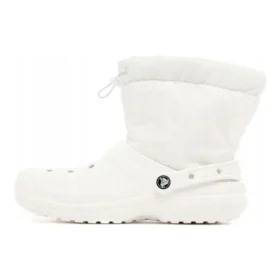 Klassische gefütterte Neo-Puff-Stiefel «Weiss»
