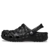 Klassische geometrische Clogs «Schwarz»