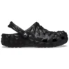 Klassische geometrische Clogs «Schwarz»