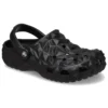 Klassische geometrische Clogs «Schwarz»